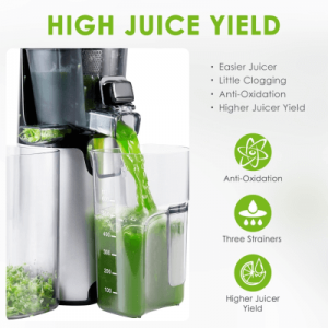Aicok High Juice Yield For Cold Press Masticating Juicer