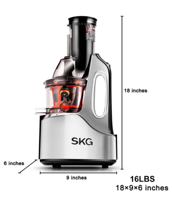 Best Masticating Juicer SKG Wide Mouth Chute