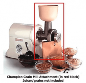 Champion Grain Mill Masticating Juicer